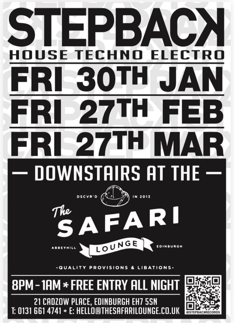 Stepback Records with Beefy and Thornback at Safari Lounge