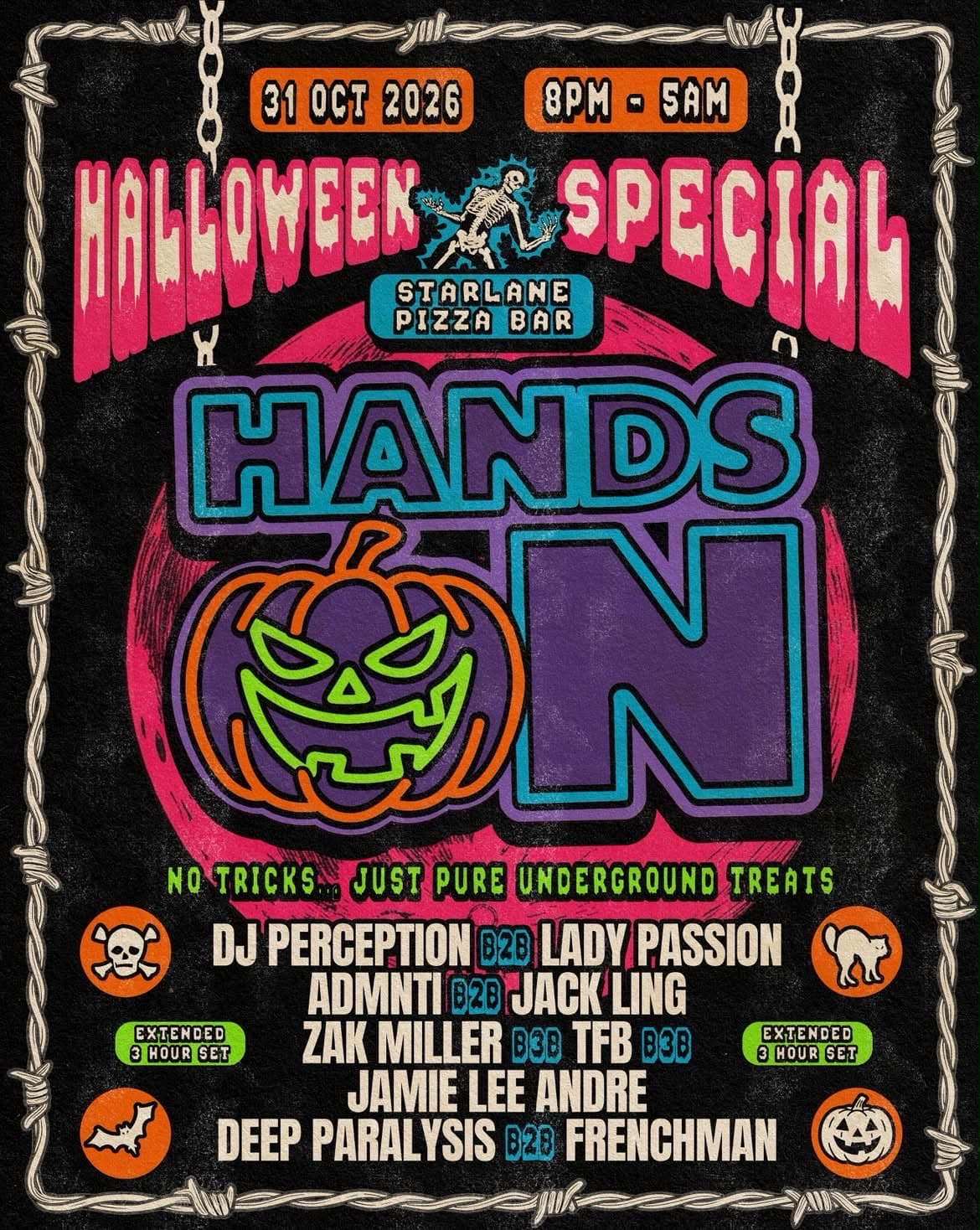 HANDS ON: Halloween Special feat. ADMNTi, DJ Perception, Lady Passion & Jack Ling