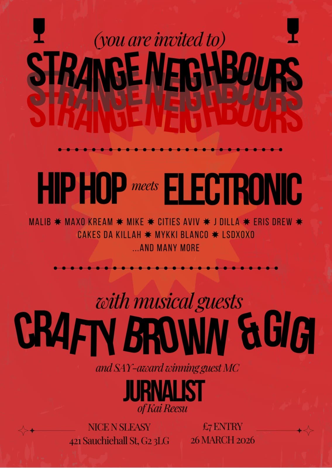 STRANGE NEIGHBOURS at Nice'n'sleazy