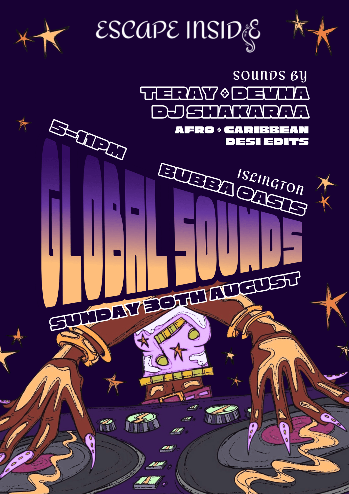 Global Sounds  at Bubba Oasis, Islington