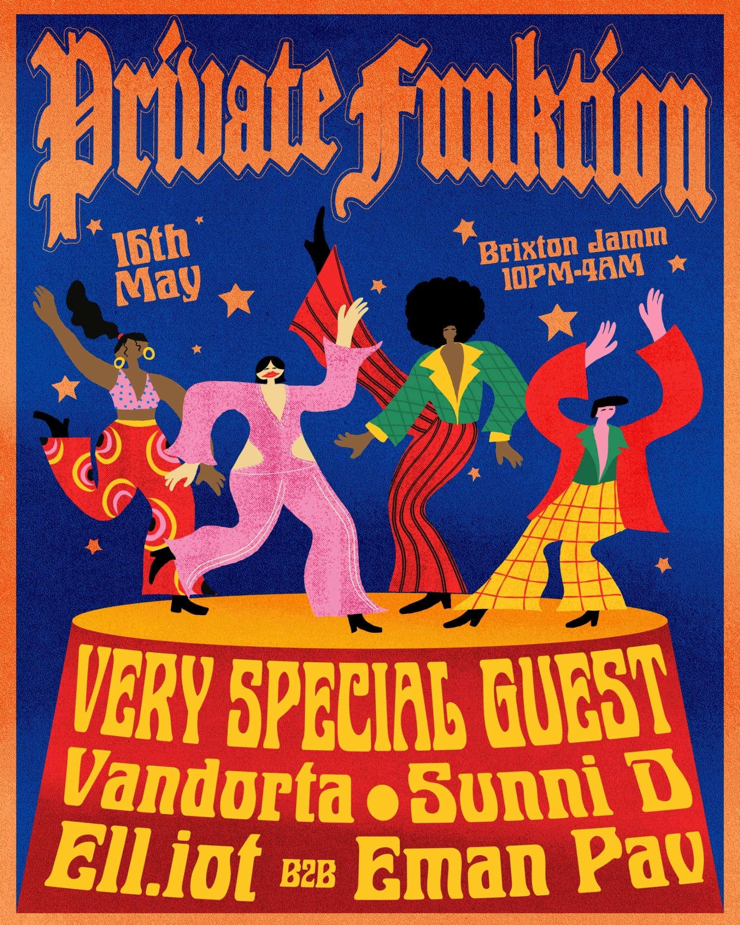 Private Funktion: Special Guest, Vandorta, Sunni D, ell.iot b2b Eman Pav at Brixton Jamm