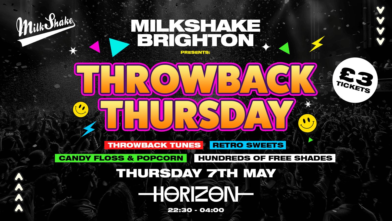 Milkshake presents Throwback Thursday at Horizon