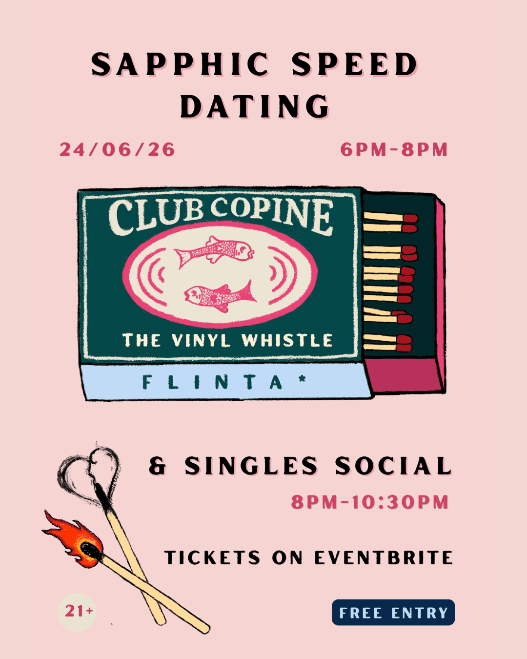 Club Copine Sapphic Speed Dating & Social