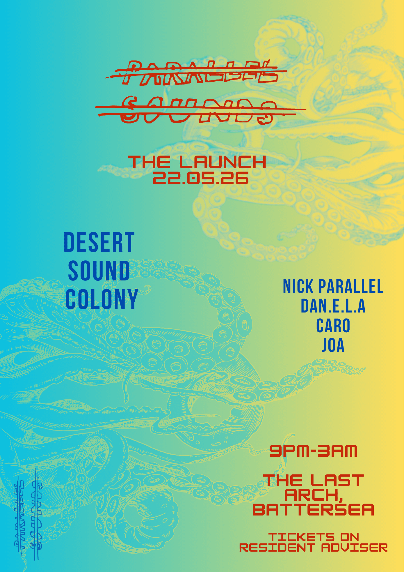 Parallel Sounds - the launch with Desert Sound Colony at Last Arch