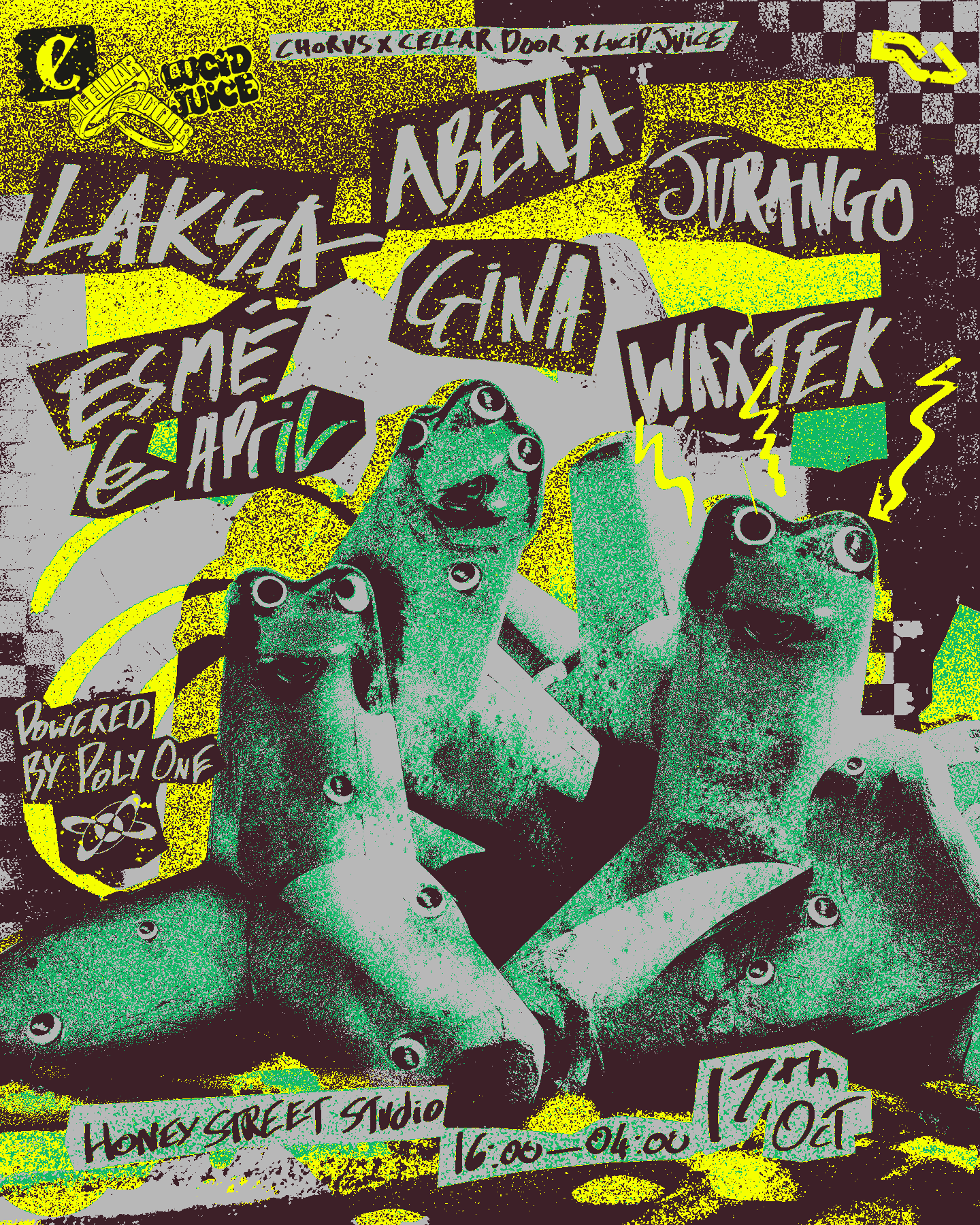 CxCDxLJ: Laksa / Jurango / Abena – [12hrs] at Honey Street Studio