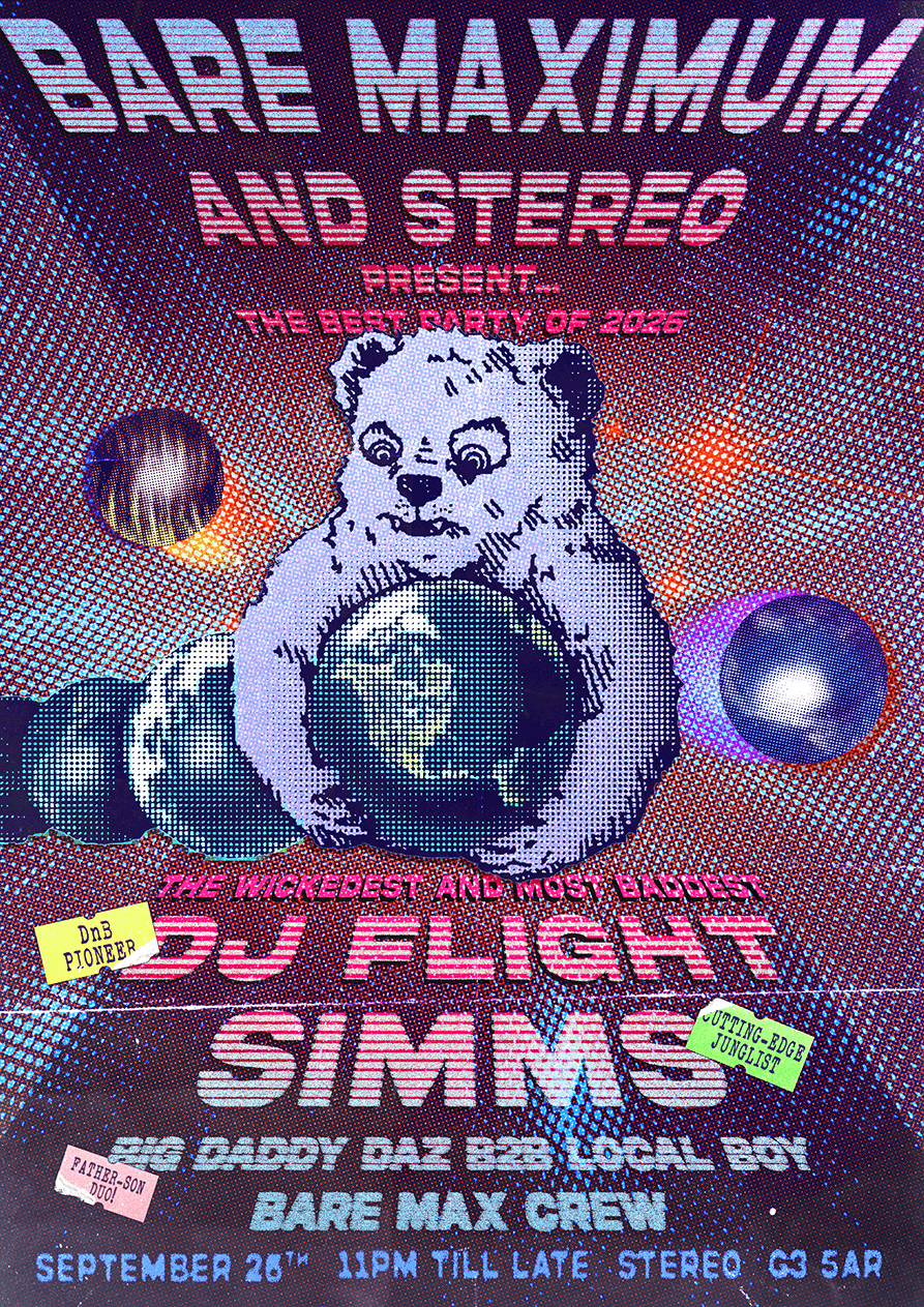 Bare Maximum x Stereo: DJ Flight & SIMMS at Stereo