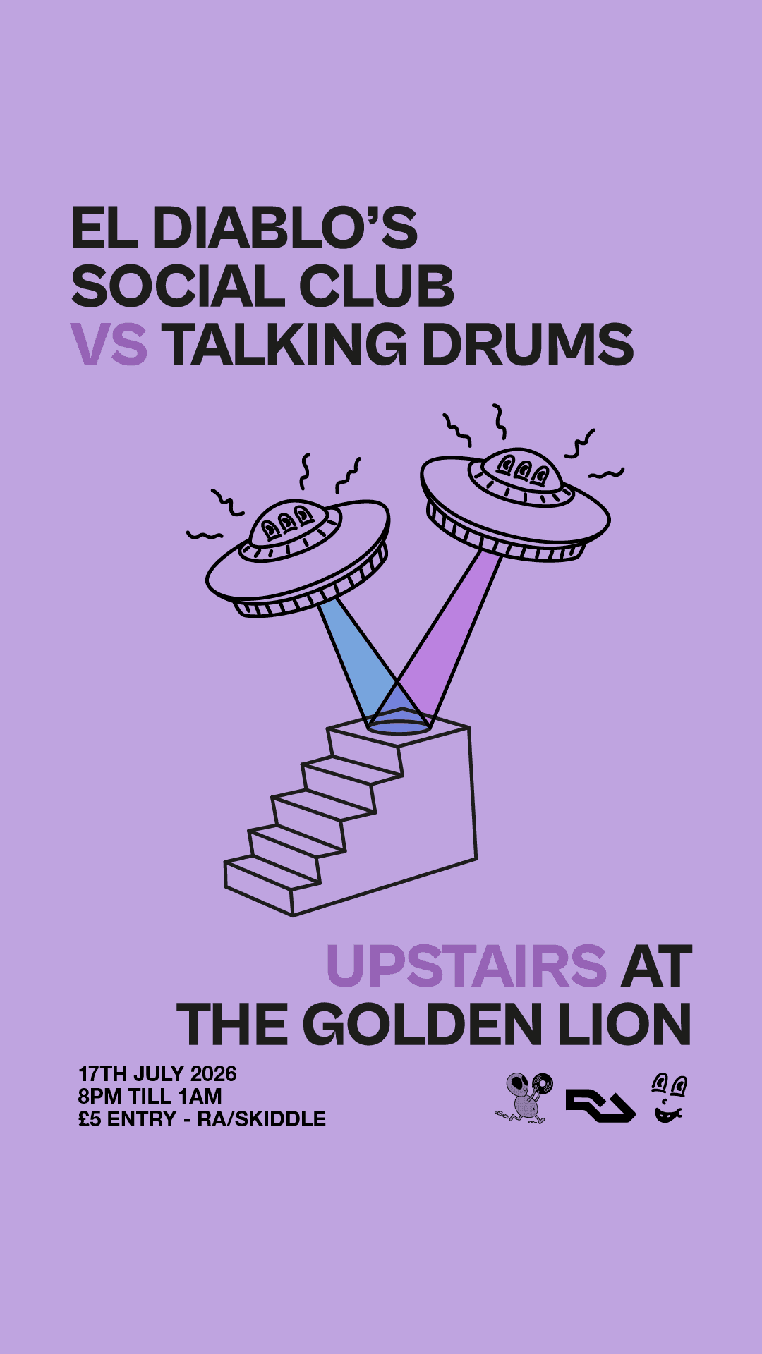 El Diablo's Social Club vs Talking Drums at The Golden Lion