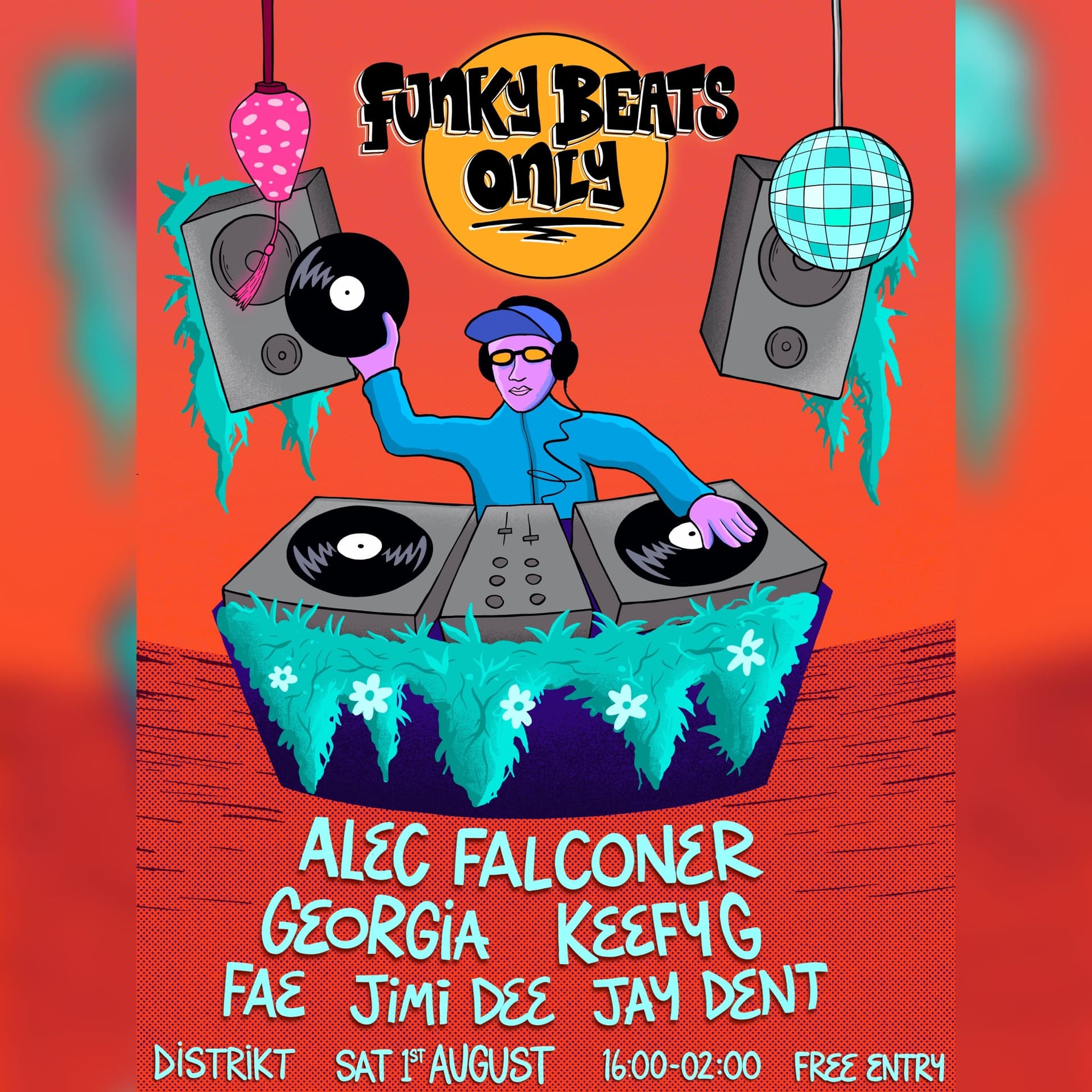 FunkyBeatsOnly presents: Alec Falconer, Georgia & Keefy G at Distrikt