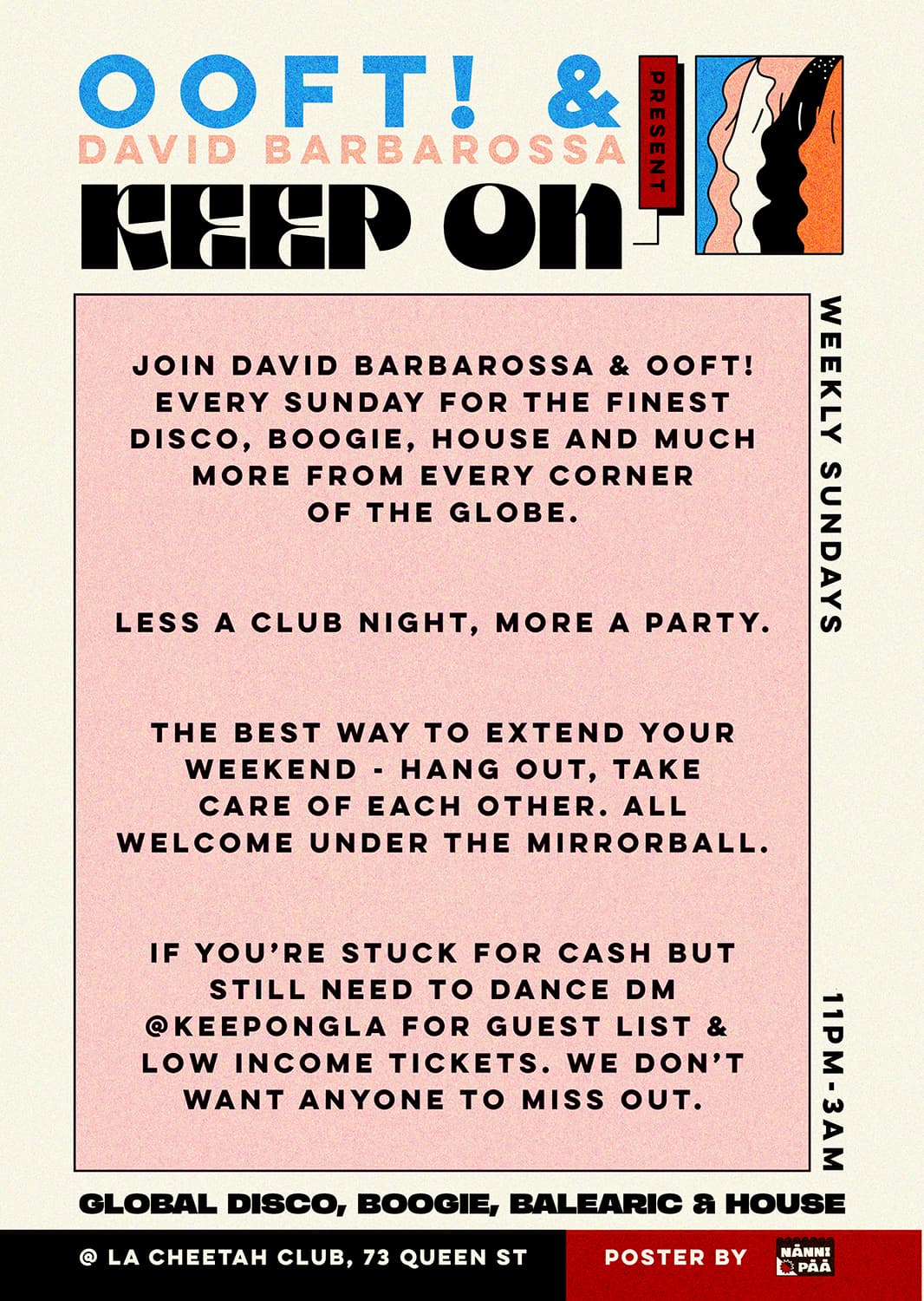 KEEP ON with OOFT! all night long at La Cheetah Club