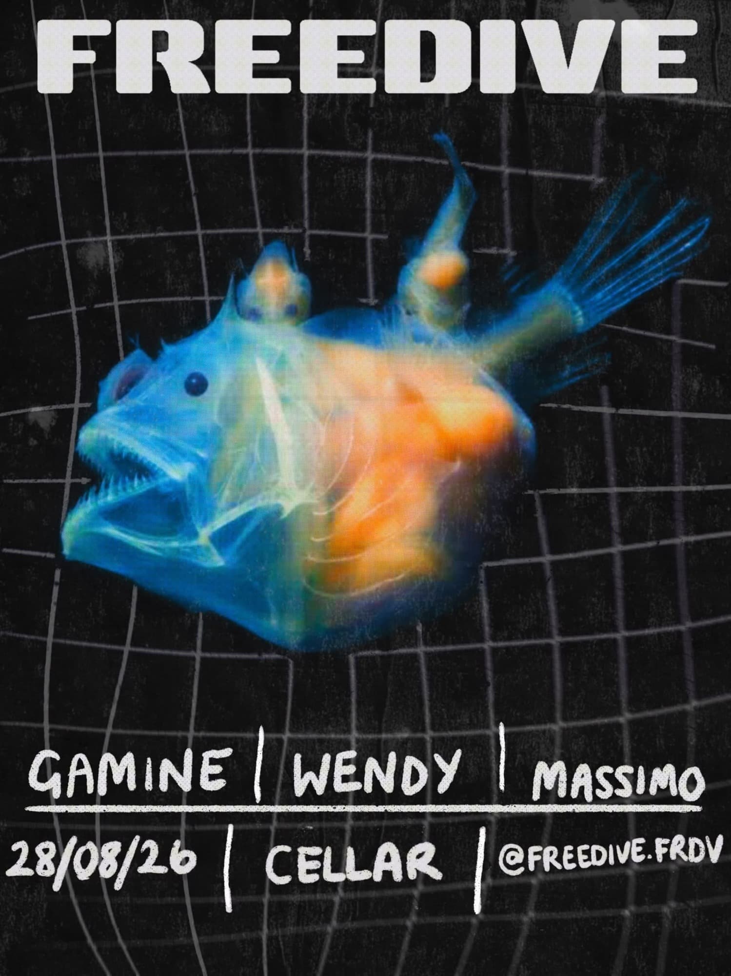 FREEDIVE//004:Wendy,Gamine,Massimo at Cellar