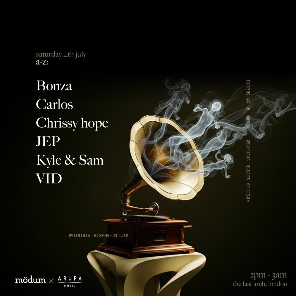 Mödum x Arupa presents Vid and Friends at Last Arch