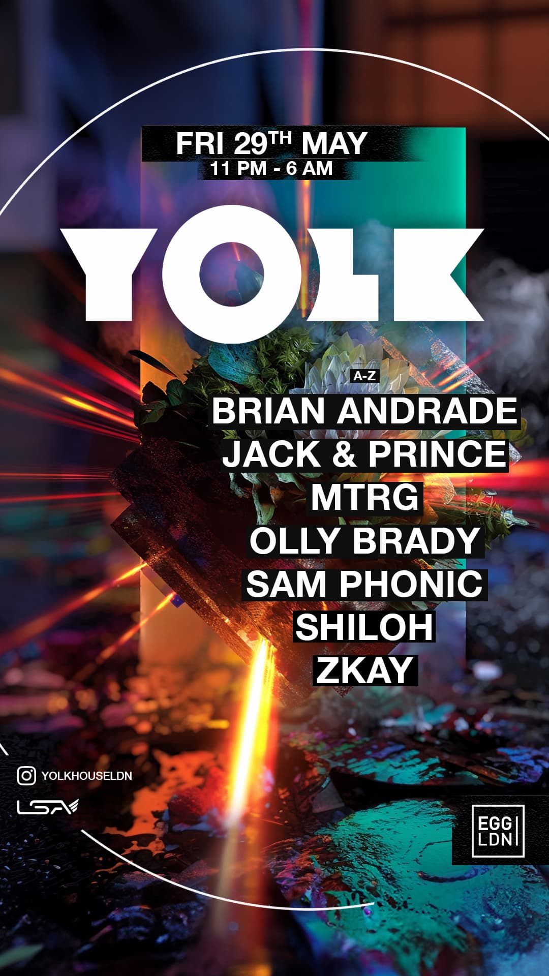 YOLK: House & Tech-House at Egg LDN at Egg London