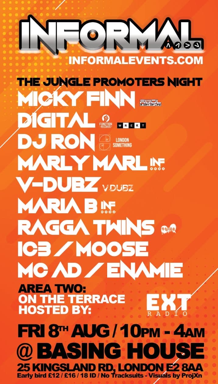 INFORMAL . Jungle Promoters Night