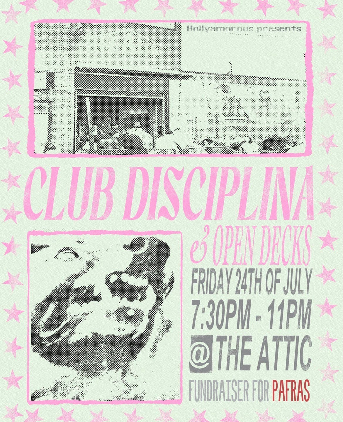 CLUB DISCIPLINA & OPEN DECKS at The Attic Leeds - A Fundraiser for PAFRAS