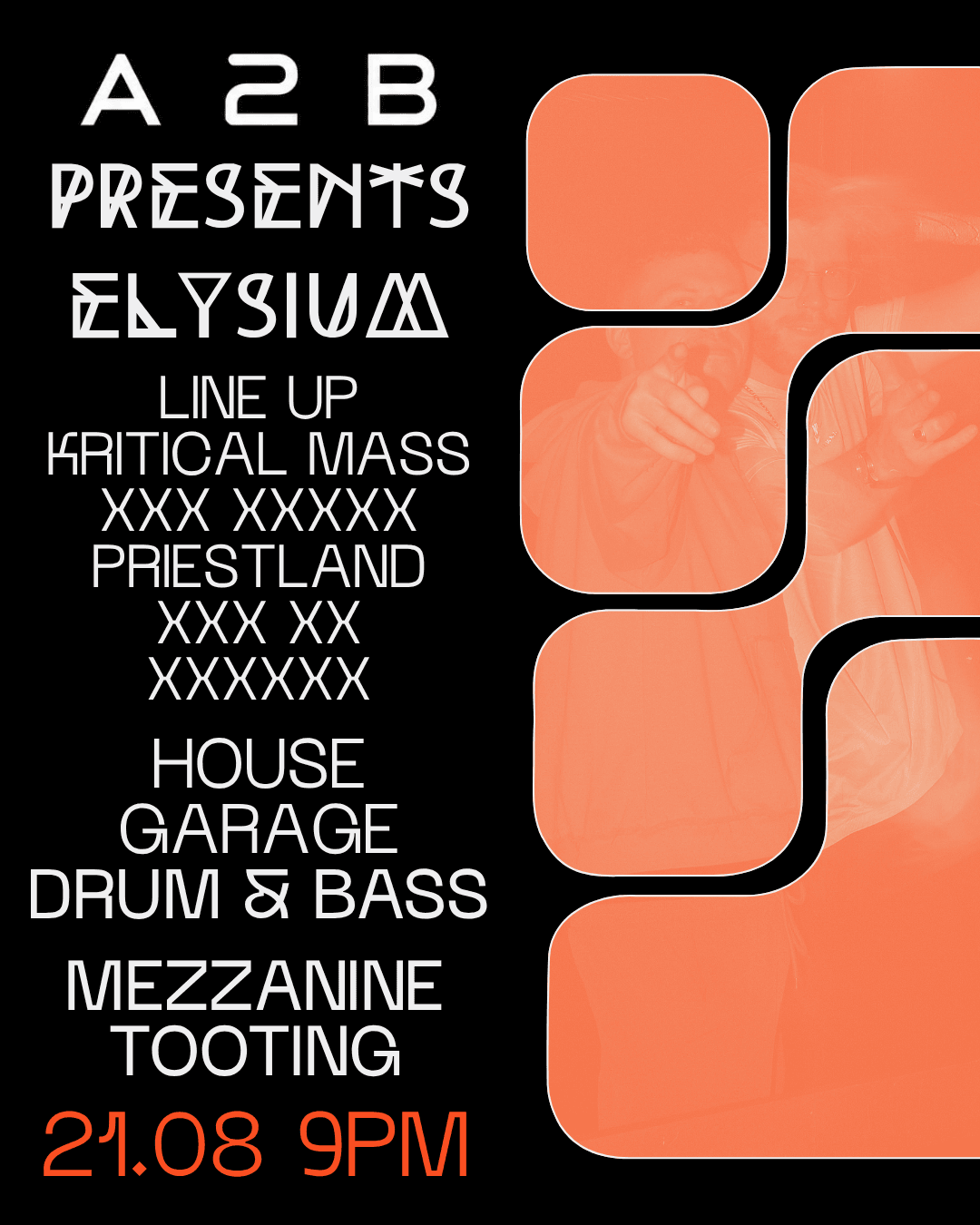 A2B presents - ELYSIUM - House, UKG, DnB