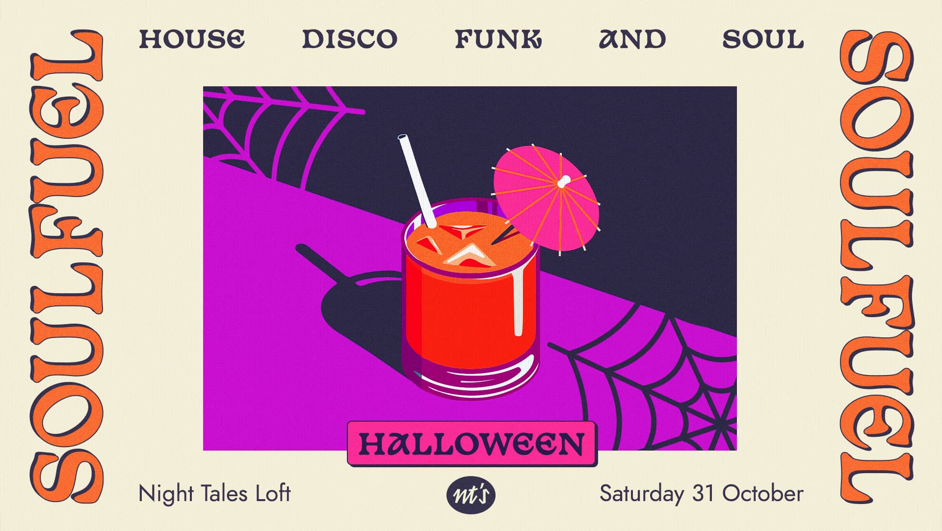 SOULFUEL HALLOWEEN: House, Disco, Funk & Soul at Night Tales Loft