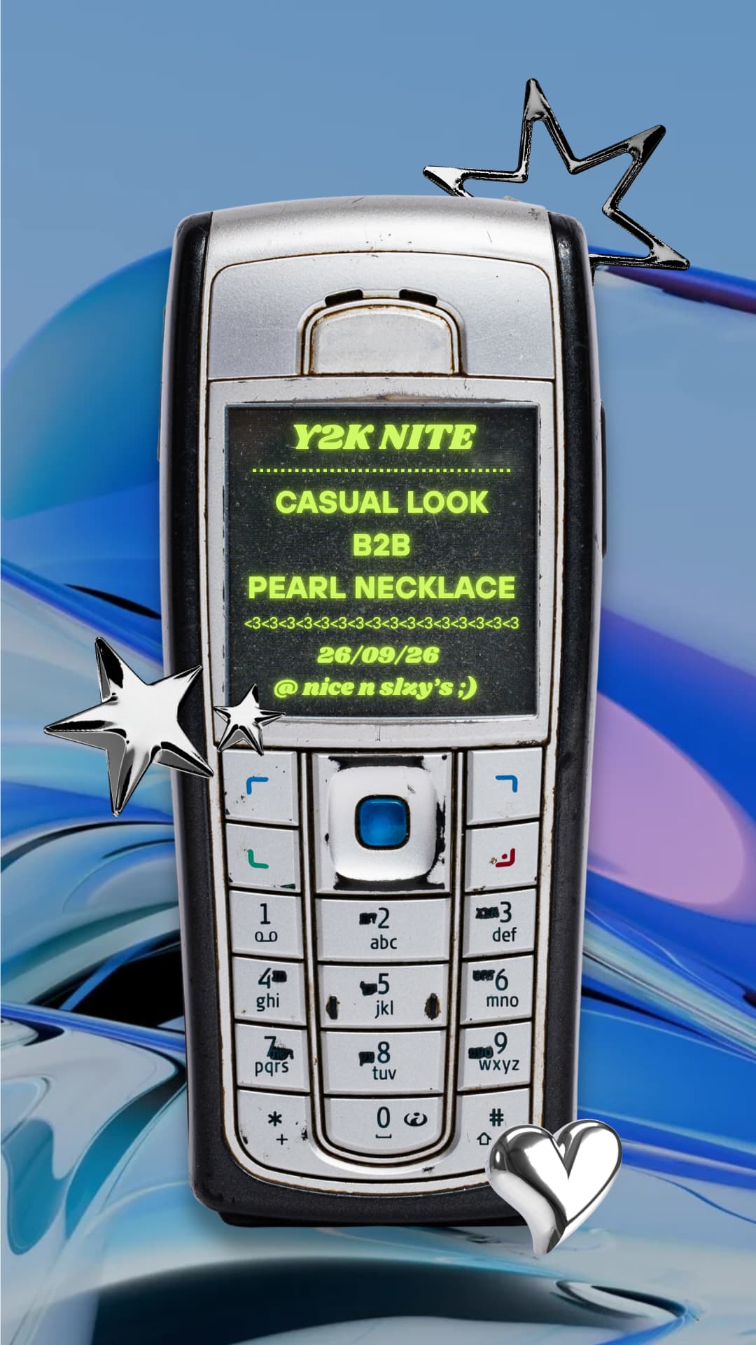 <3<3 Y2K NITE - CASUAL LOOK B2B PEARL NECKLACE <3<3 at Nice N Sleazy
