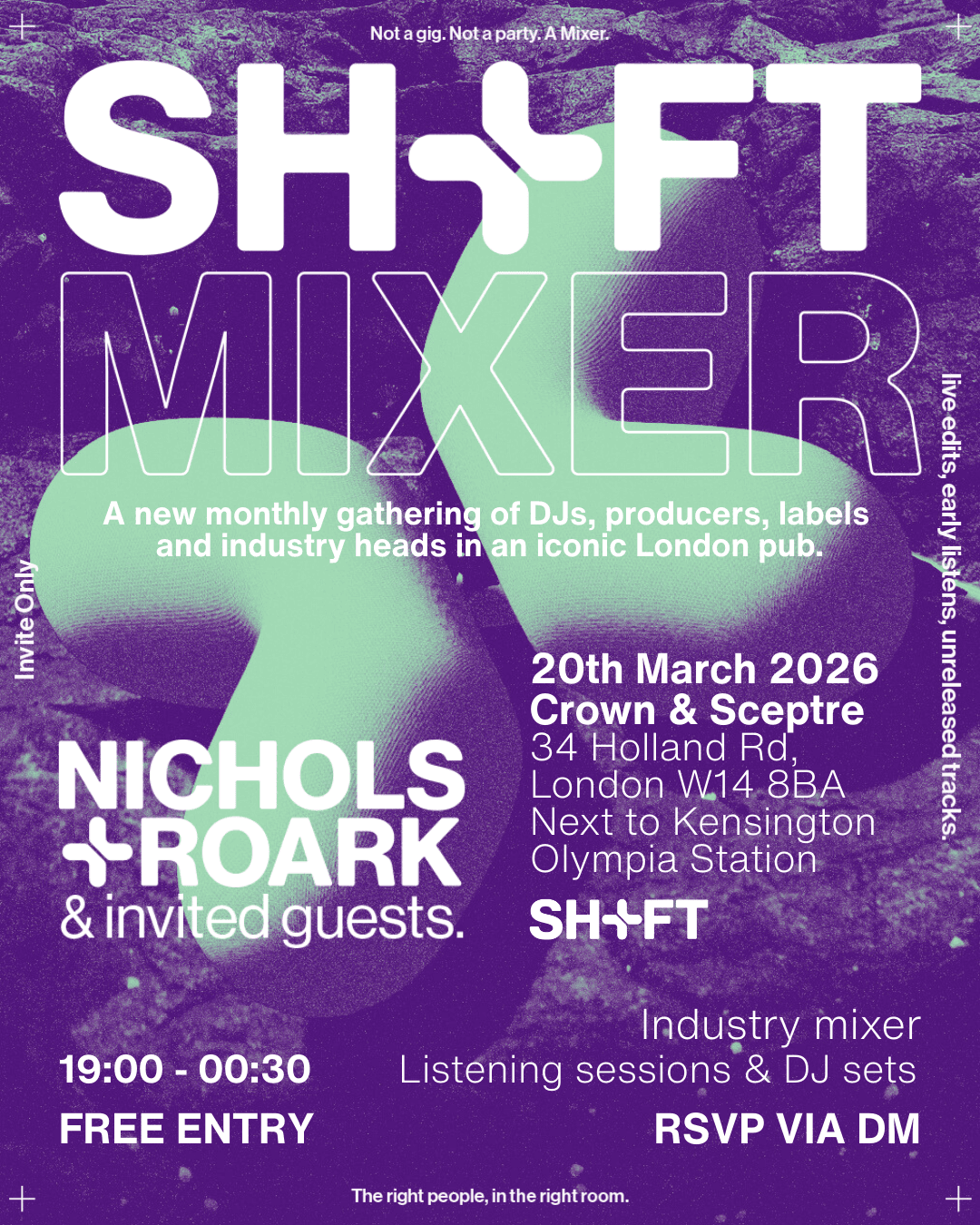 SHIFT_Mixer at Crown & Sceptre - Kensington