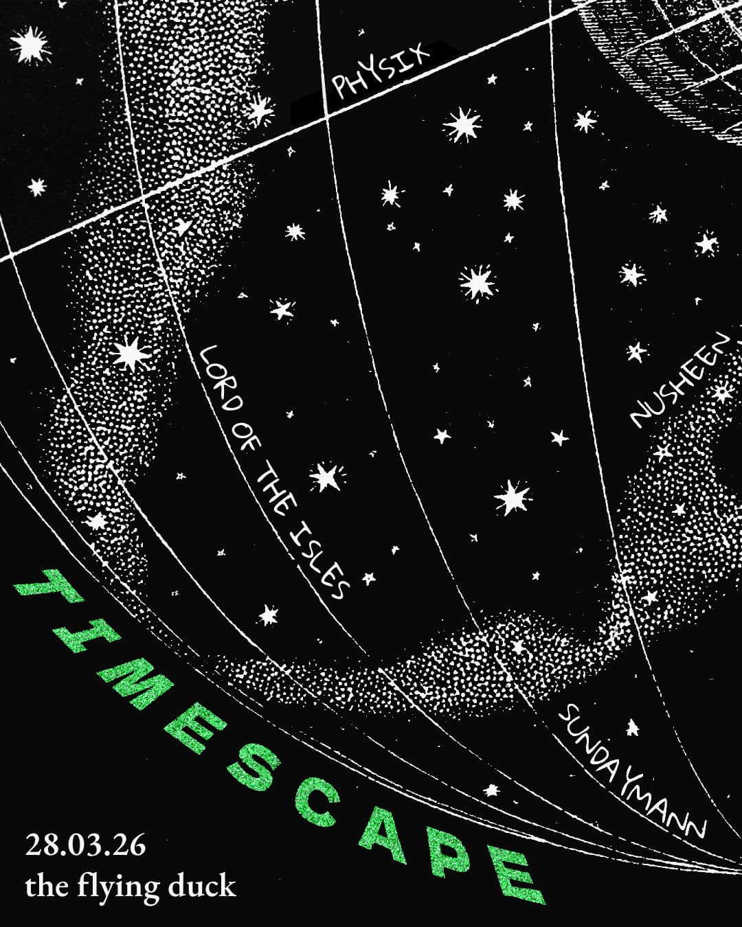 Timescape 1st Birthday // Lord Of The Isles, Nusheen, Sundaymann & Physix at The Flying Duck