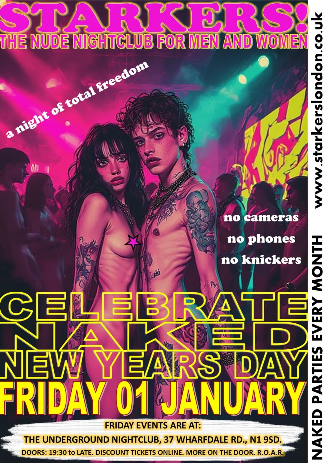Starkers! New Year Nude Party