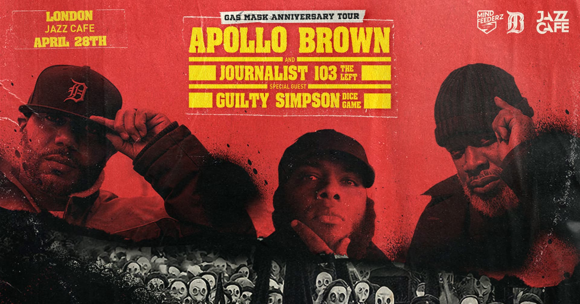 Apollo Brown (Gas Mask Anniversary Tour) at The Jacc Cafe