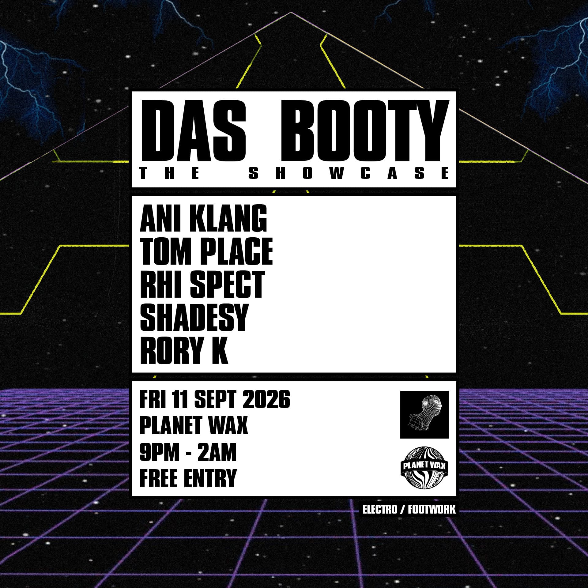 Das Booty: THE SHOWCASE at Planet Wax