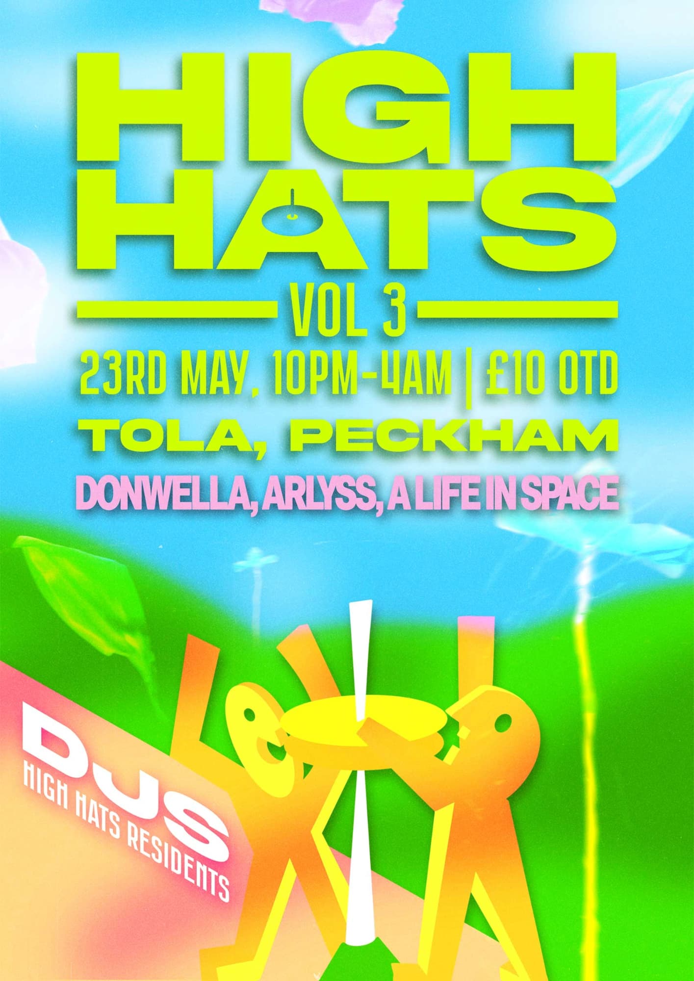 HIGH HATS VOL 3 at Tola