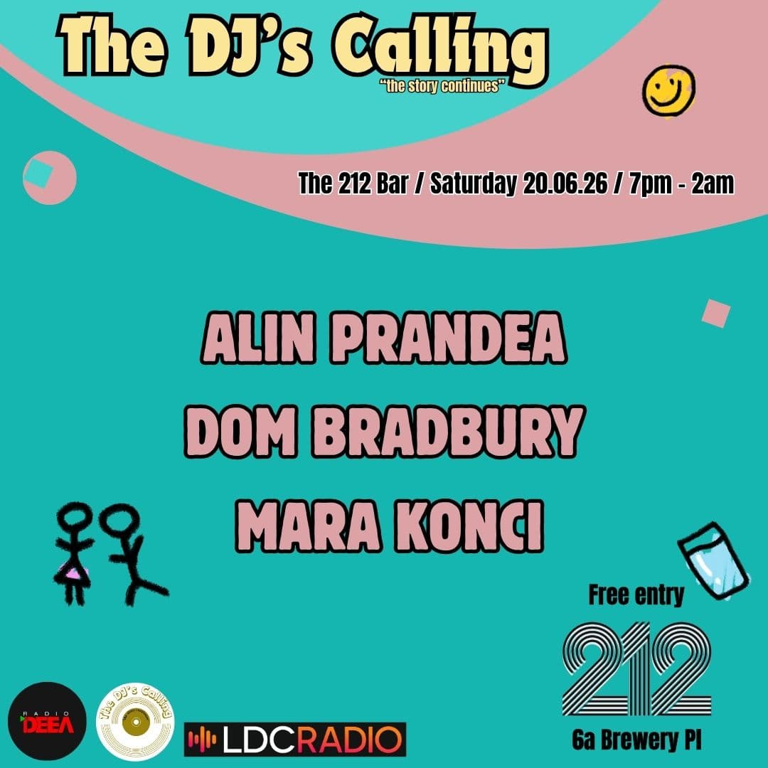 The DJ's Calling at The 212 Café & Bar