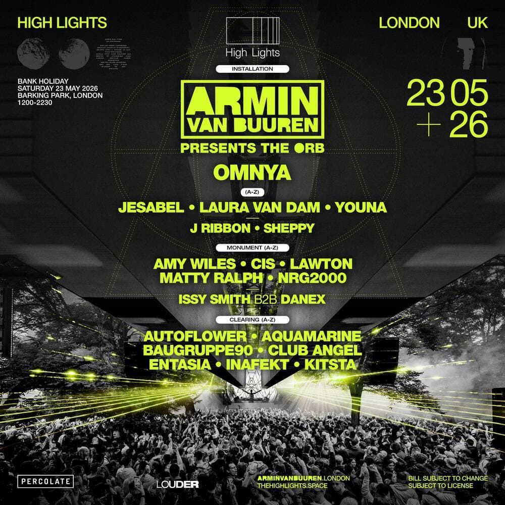 Armin van Buuren presents The Orb at High Lights - Barking Park