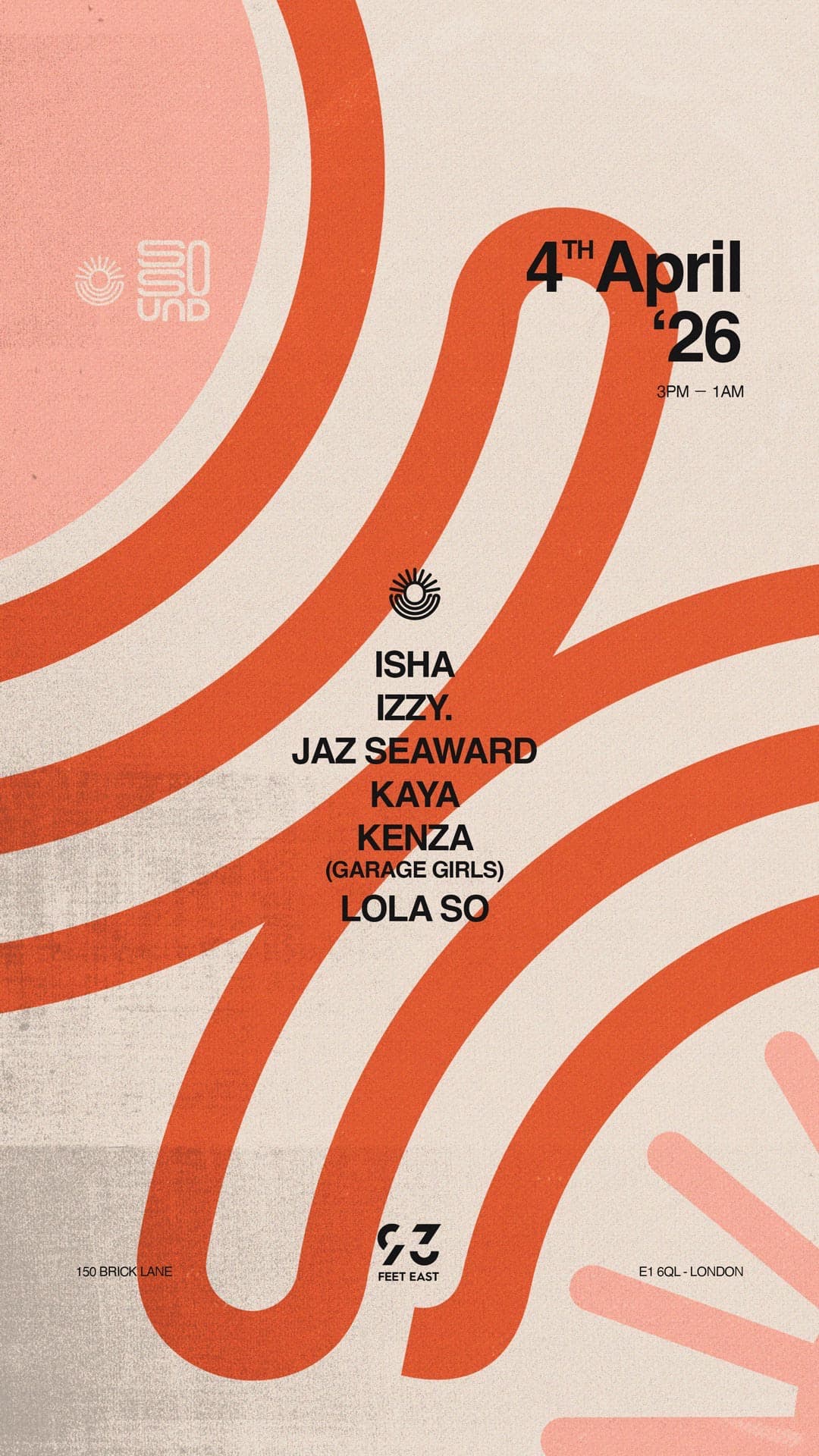 So Sound at 93 Feet East