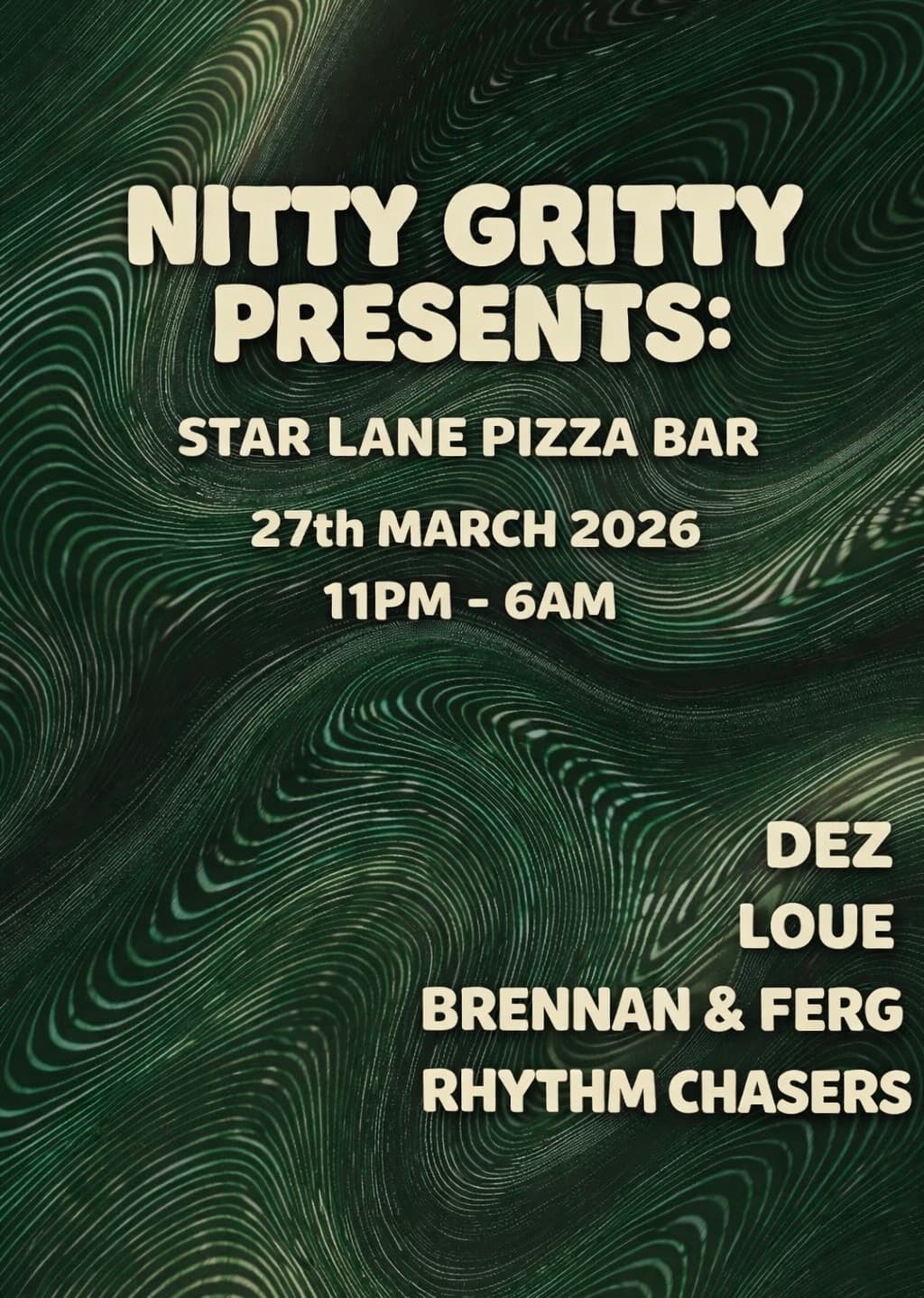 Nitty Gritty Music at Starlane Pizza Bar