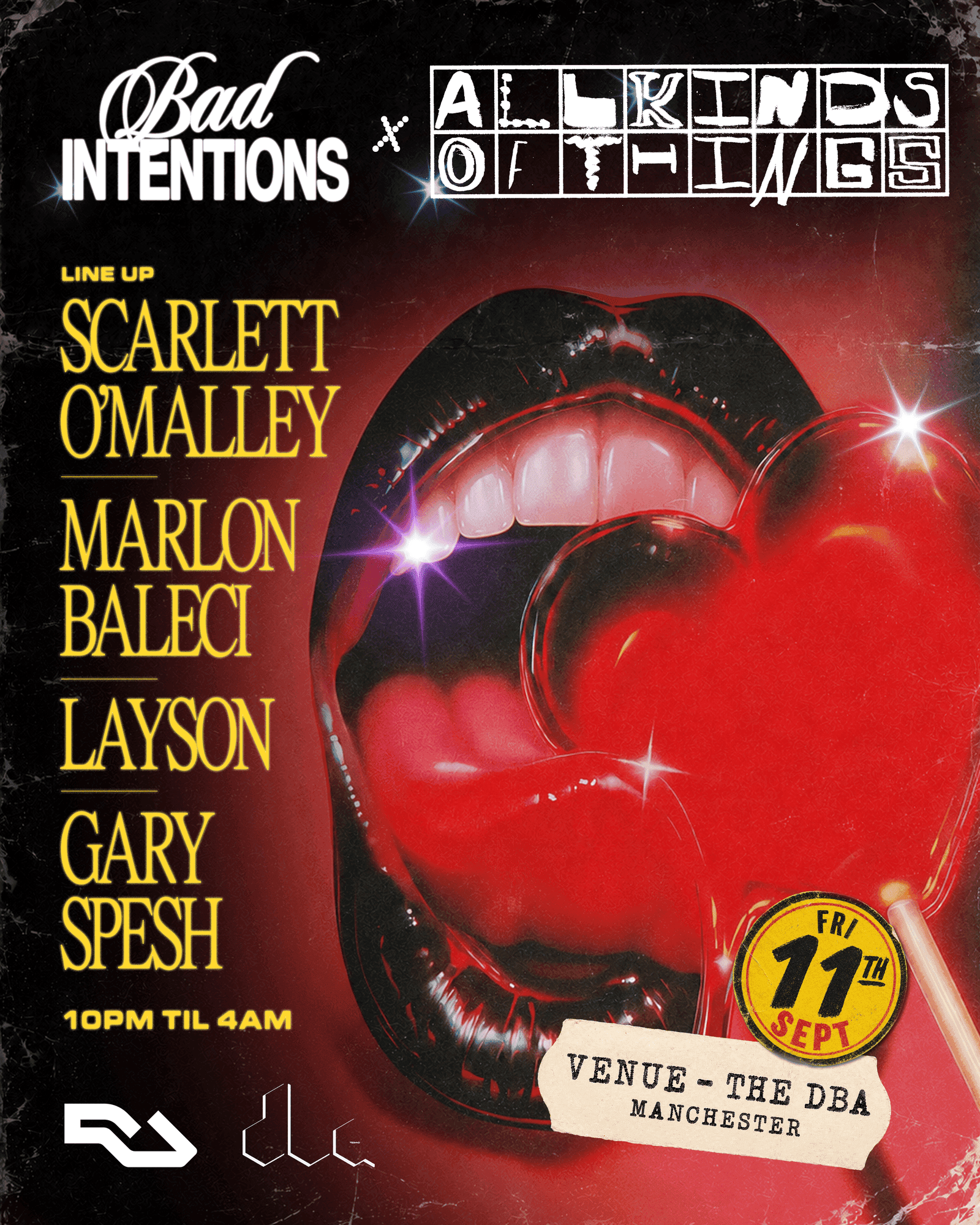 Scarlett O'Malley at The DBA: Bad Intentions x All Kinds of Things at The DBA