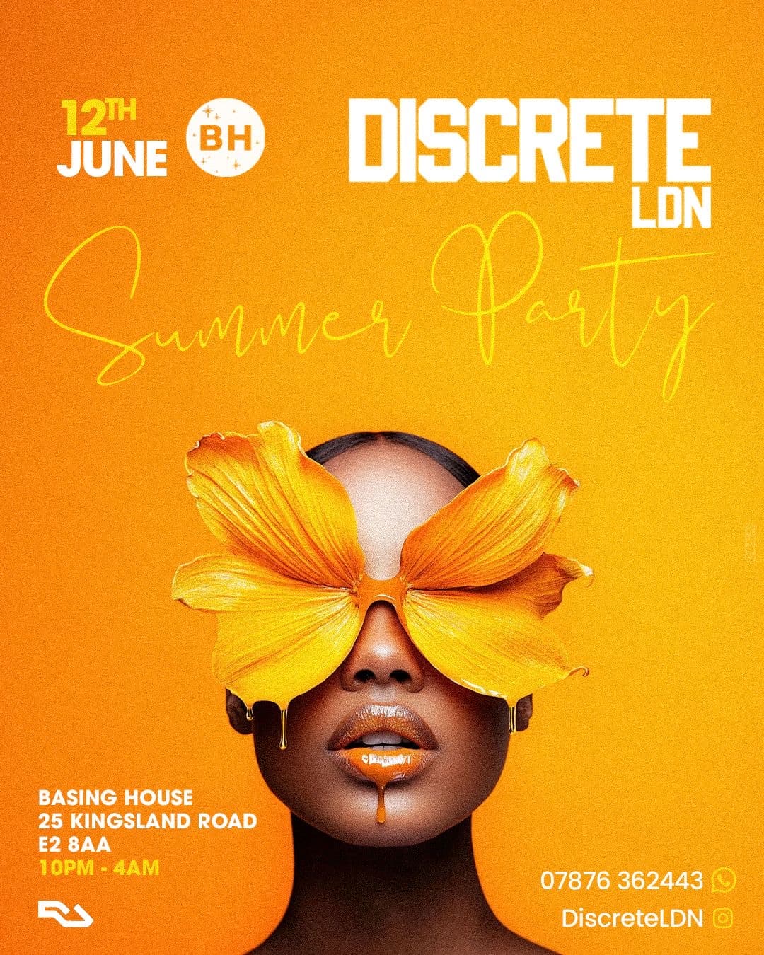 Discrete LDN Summer Party at Basin House