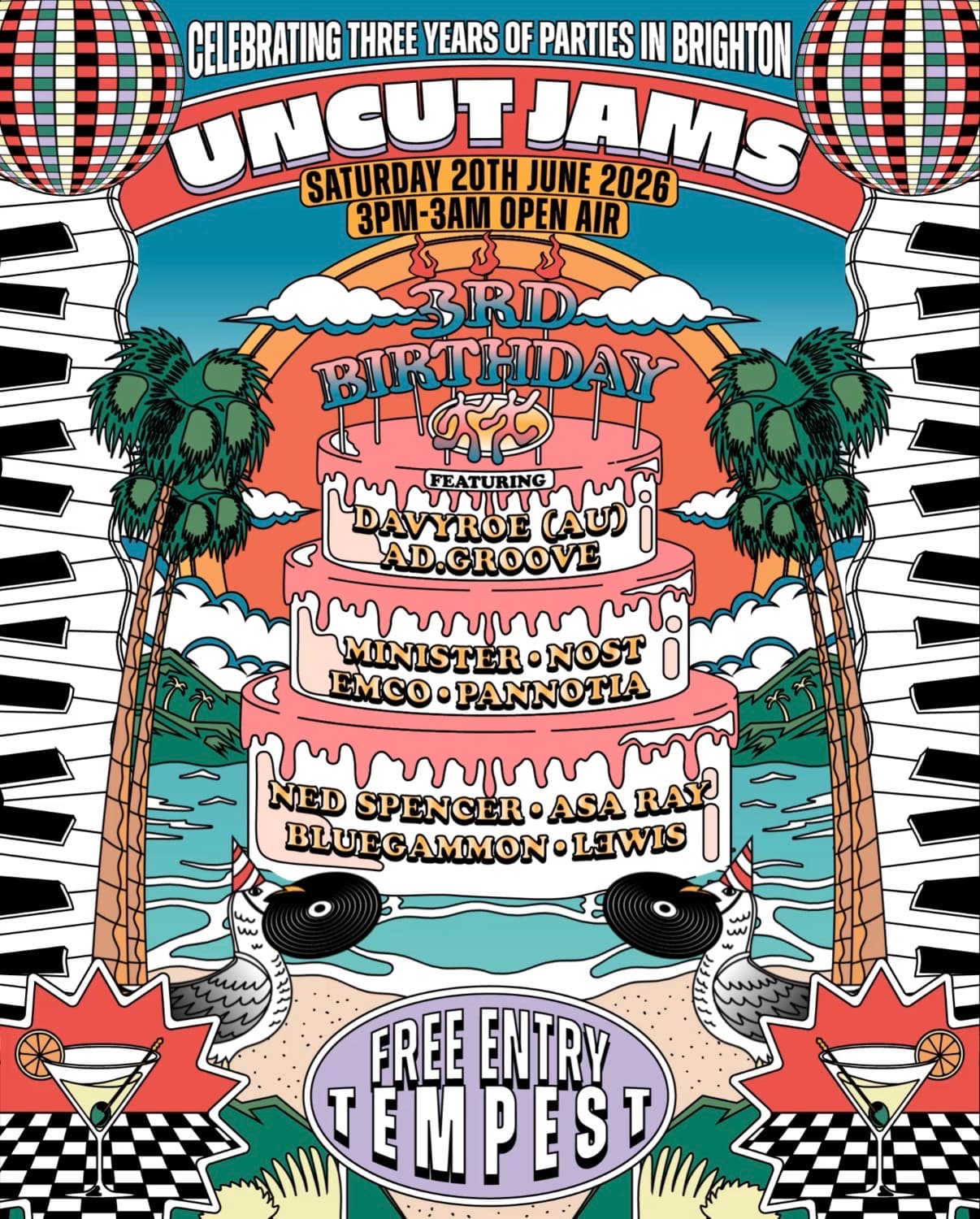 Uncut Jams 3rd Birthday Open Air