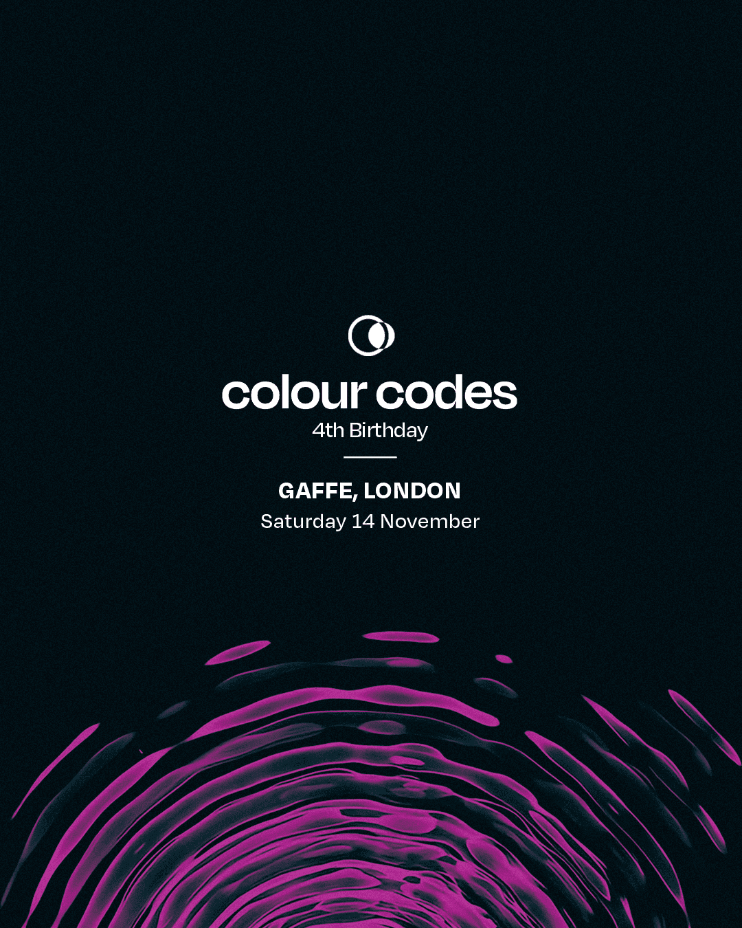 Colour Codes: 4th Birthday at Gaffe