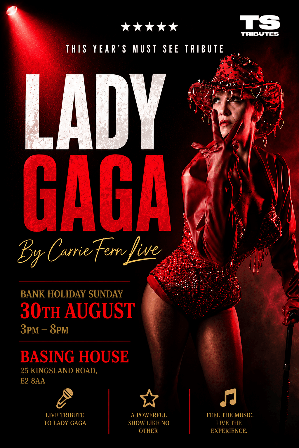 Lady Gaga Tribute by Carrie Fern Live