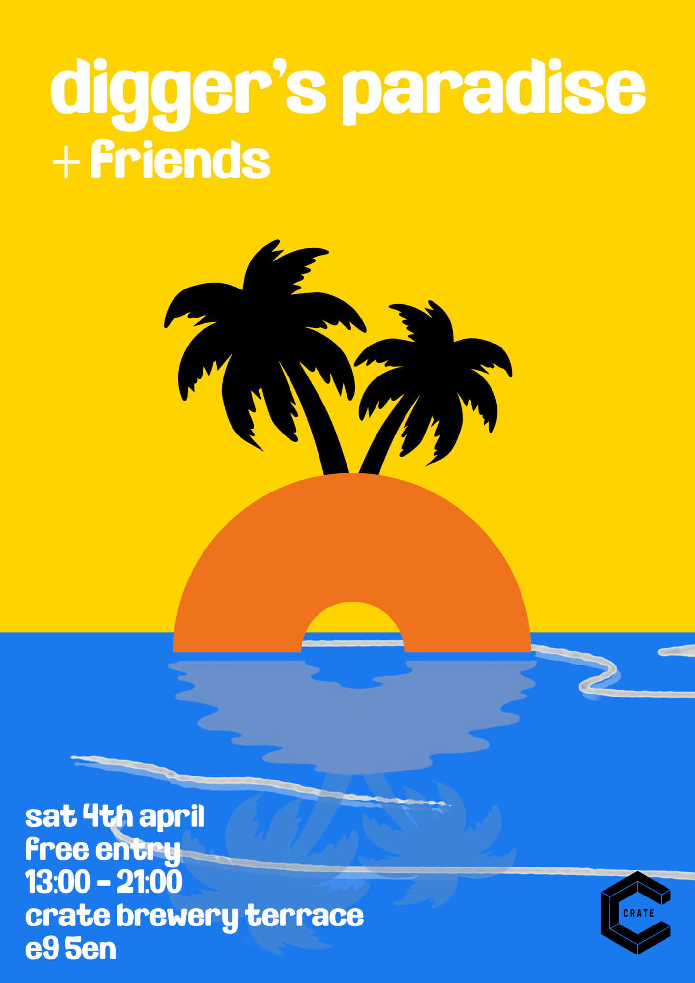 Digger's Paradise Day into Night at Crate at Crate Brewery