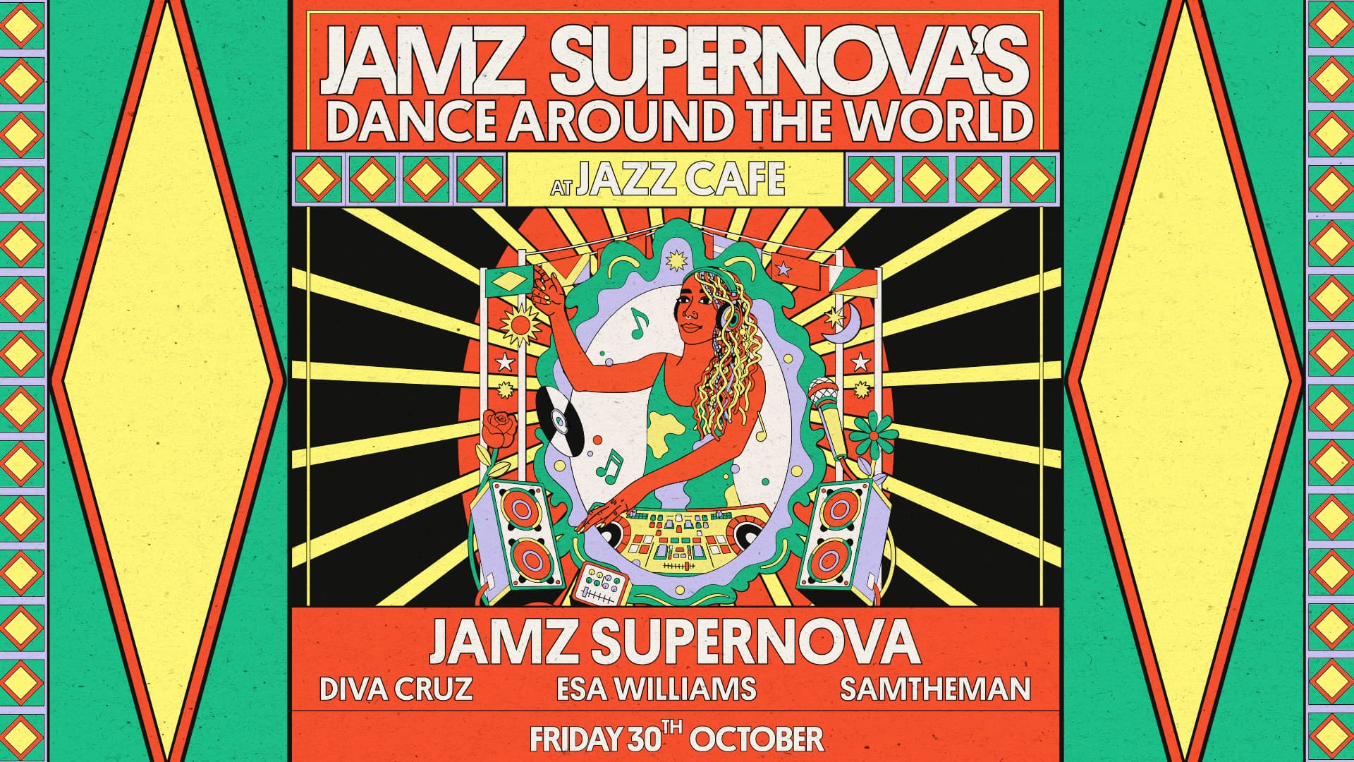 Jamz Supernova's Dance Around The World at Jazz Cafe at The Jazz Cafe
