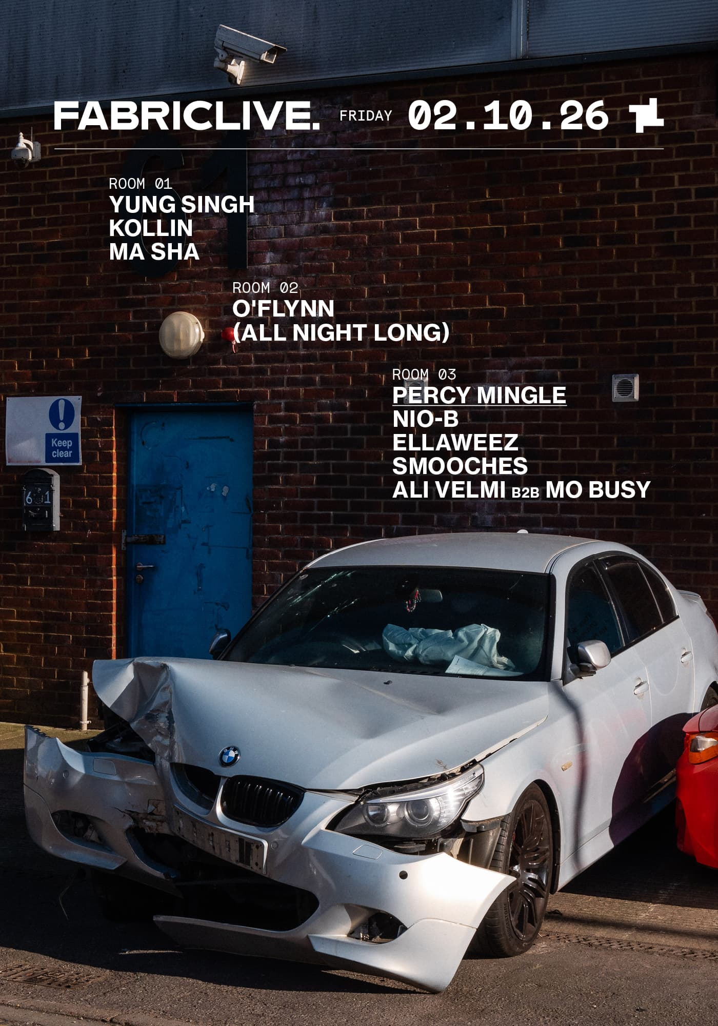 FABRICLIVE: Yung Singh, O'Flynn (All Night Long), KOLLIN, Ma Sha, Percy Mingle + more at FabricXX
