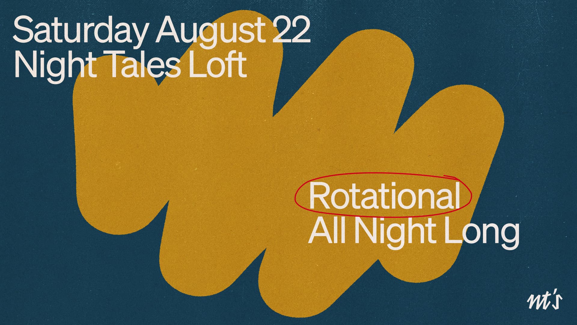 Rotational (All Night Long) at Night Tales Loft