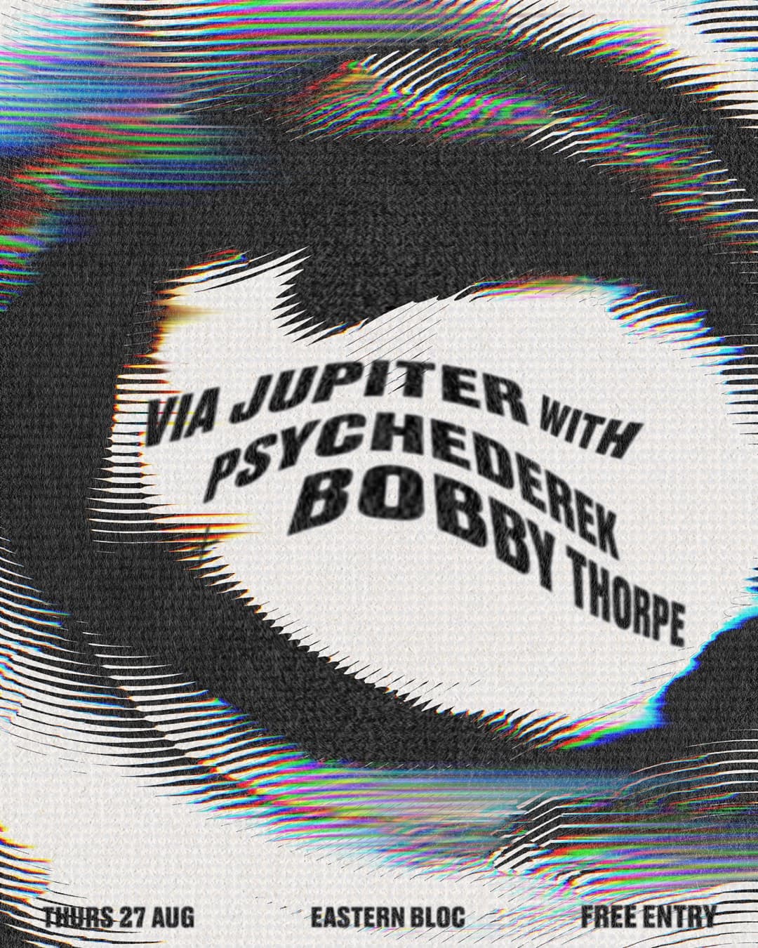 Via Jupiter with Psychederek & Bobby Thorpe at Eastern Bloc Records Manchester