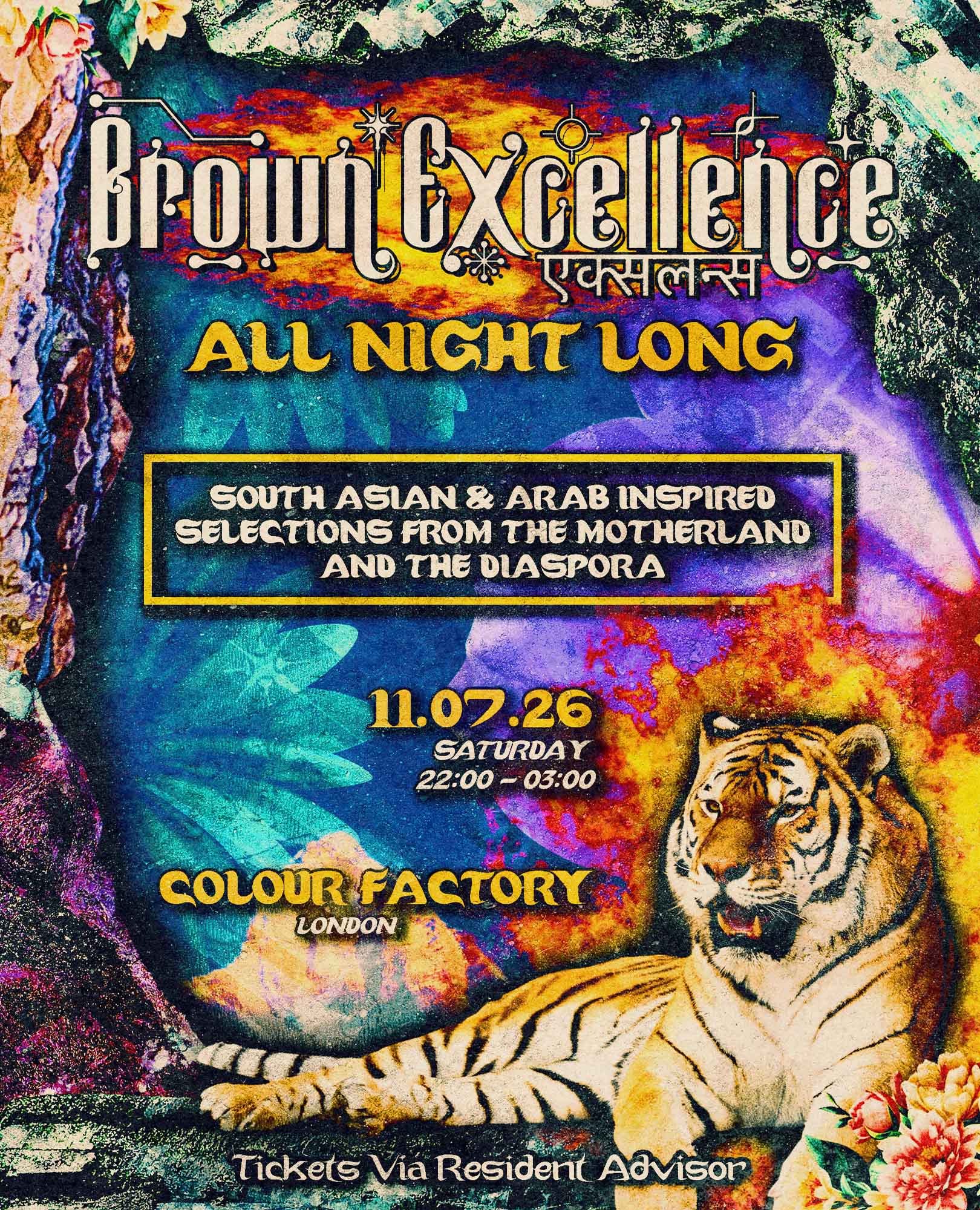 Brown Excellence - All Night Long at Colour Factory London