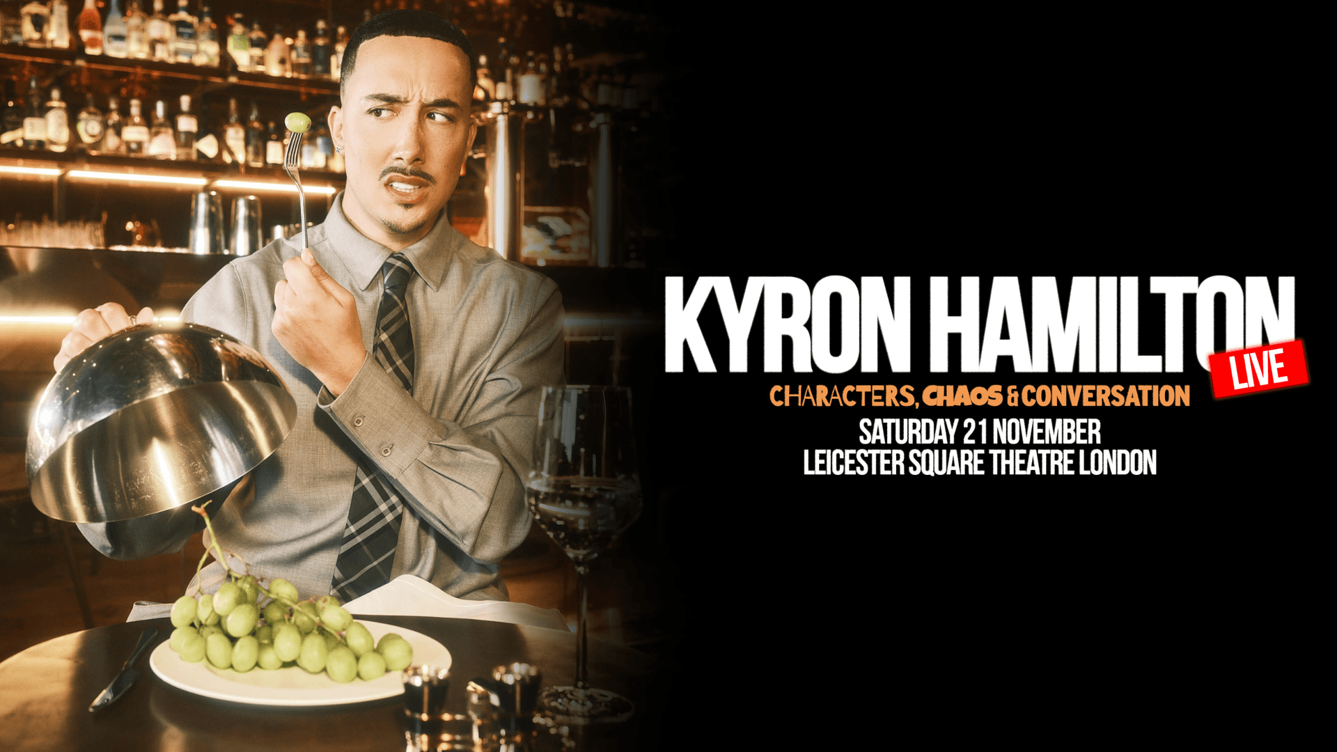 Kyron Hamilton Live! at Leicester Square Theatre