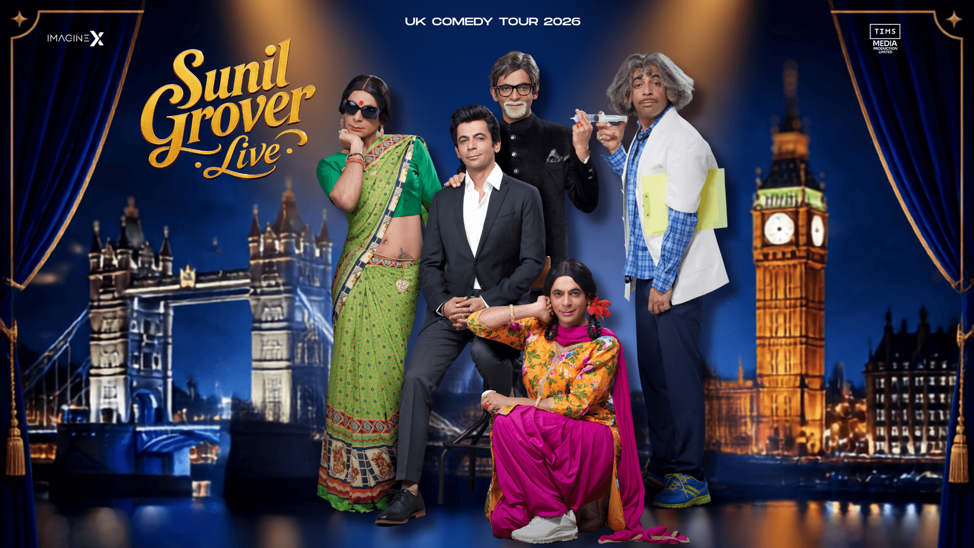 Sunil Grover Live! UK Comedy Tour 2026 at OVO Arena Wembley