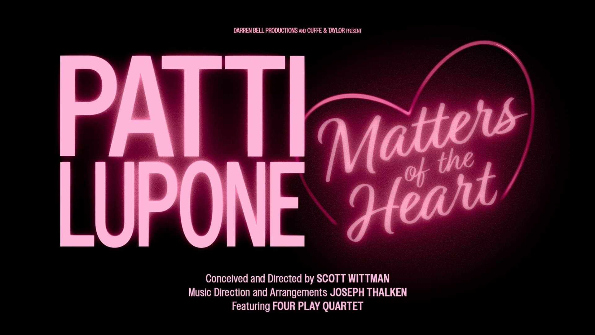 Patti LuPone - Matters Of The Heart at Coliseum London 