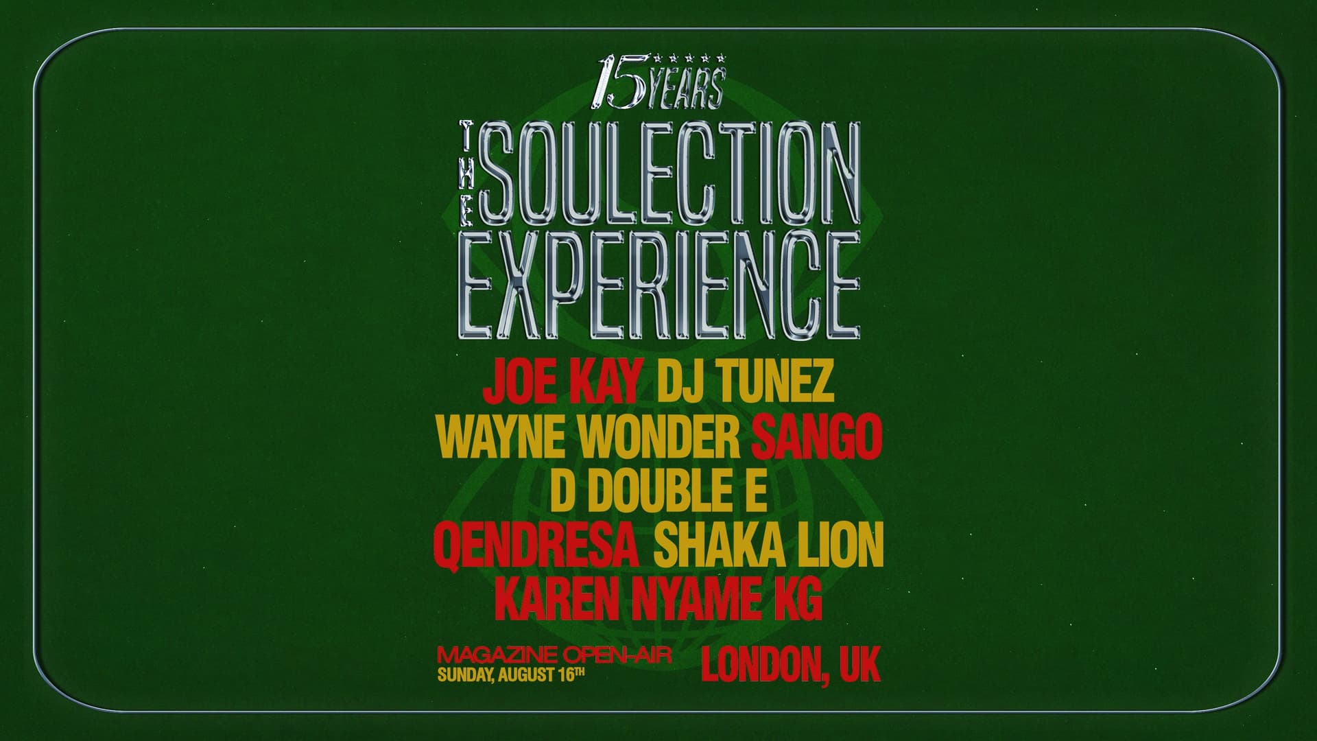 Soulection Experience: 15 Year Anniversary at Magazine Open–Air