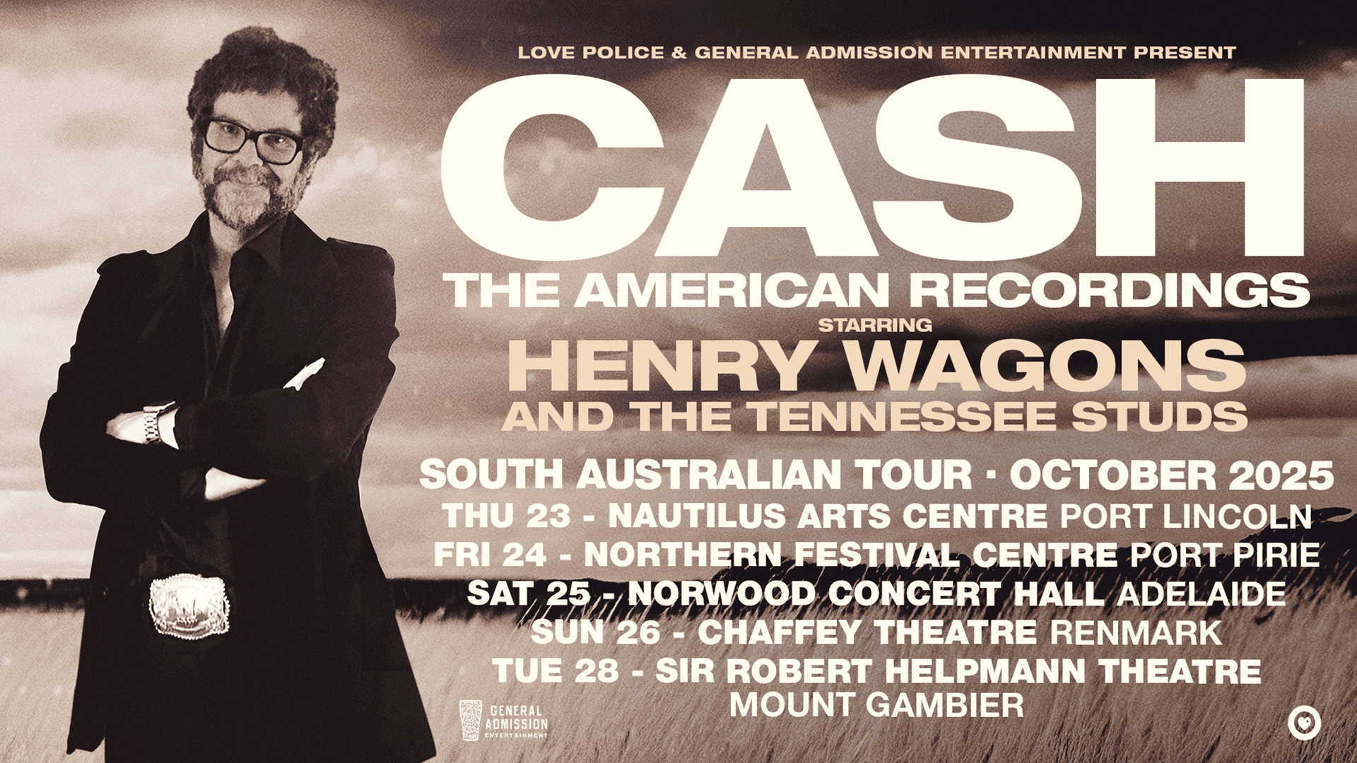 Cash: American Recordings Starring Henry Wagons at The Grace