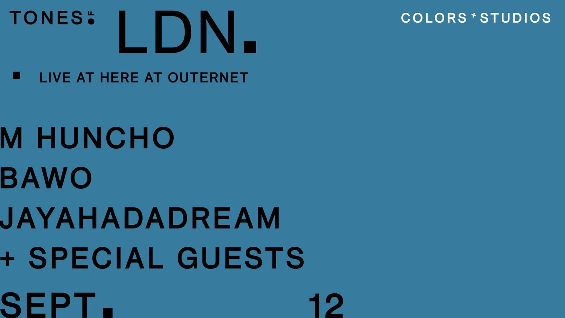 COLORS: Tones of London at Outernet