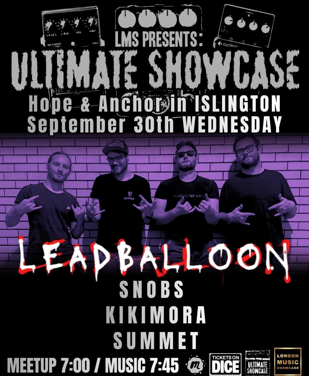 London Music Showcase Presents: LEADBALLOON