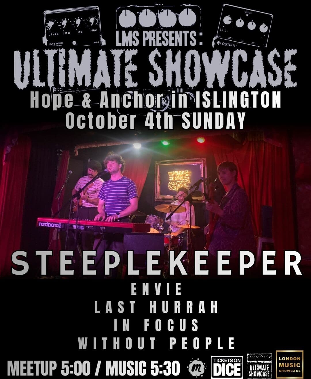 London Music Showcase Presents: STEEPLEKEEPER